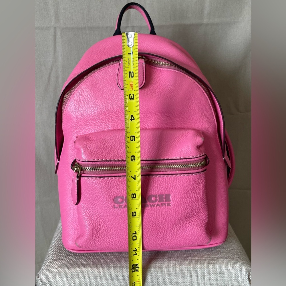 Coach Pink Leatherware Backpack with Ipsy Cosmetic Bag - Picture 13 of 16